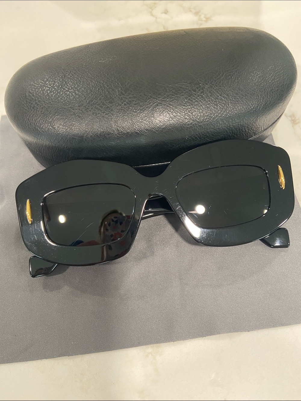 Loewe 49mm Retangular Sunglasses - Picture 4 of 8